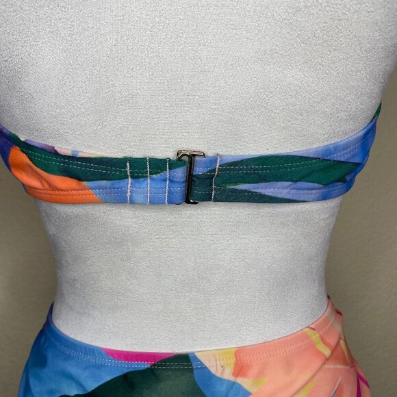 Palisades Beach Club Women's Tropical Floral Swimsuit Bikini Plus Size XL Sexy - Picture 5 of 10